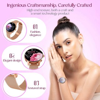 Smartwatch Mujer 1,27 Oro Rosa