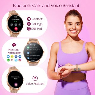 Smartwatch Mujer 1,27 Oro Rosa
