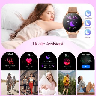 Smartwatch Mujer 1,27 Oro Rosa