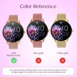 Smartwatch Mujer 1,27 Oro Rosa