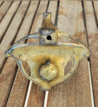 Antiguo tintero Art Nouveau