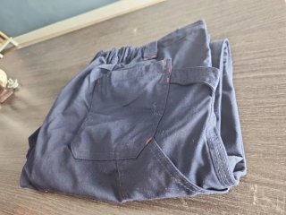 2 Pantalones de trabajo COFRA azul marino 3XL
