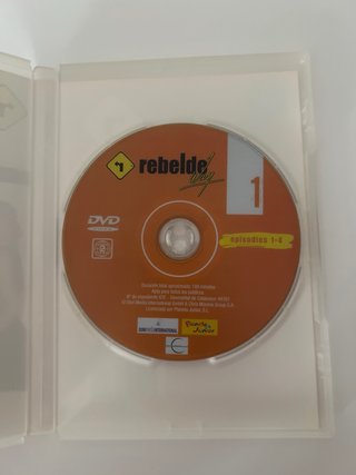 DVD Rebelde Way - Episodios 1-4