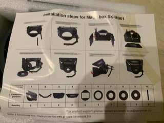 Portafiltros Mattebox Sevenoak SK-MB01
