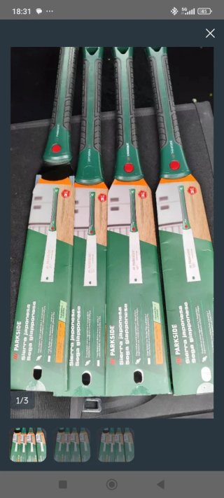 Pack 4 Sierras Japonesas Parkside