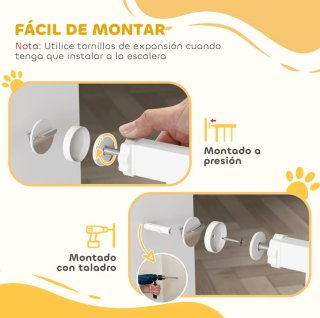 Valla seguridad infantil/mascotas 75-95cm