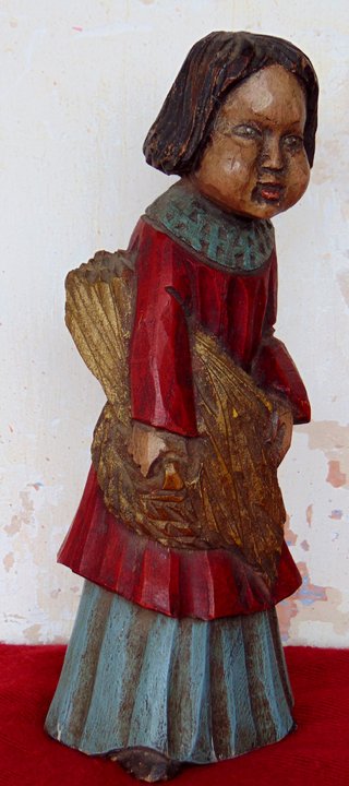 Figura campesina madera 1956