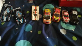 3 Scalextric completos + 6 coches