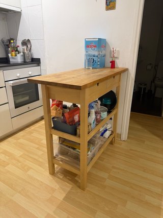 Mesa auxiliar madera IKEA