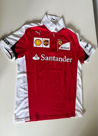 Polo Scuderia Ferrari Puma Uomo Rosso