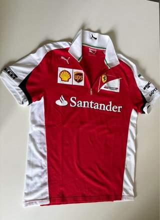 Polo Scuderia Ferrari Puma Uomo Rosso