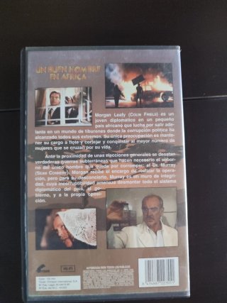 Un buen hombre en África VHS edición Videoclub