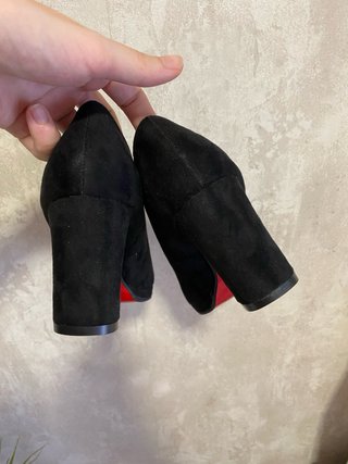 Zapatos de tacon negros talla 37