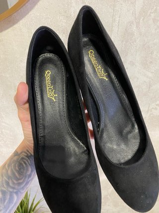 Zapatos de tacon negros talla 37