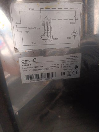Campana extractora Cata 60x48