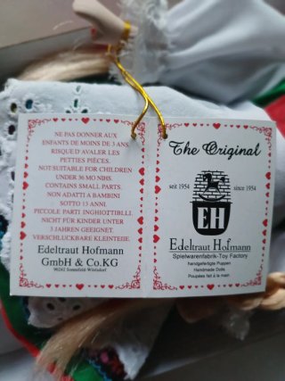 Muñeca Porcelana Edeltraut Hofmann Original