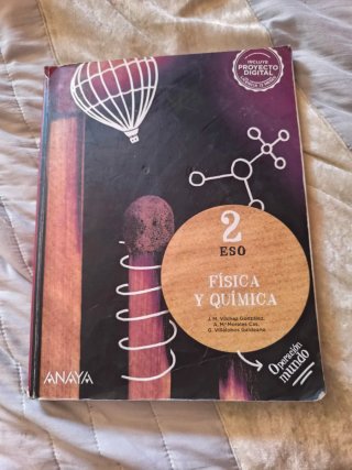 Libro Física y Química 2º ESO ANAYA