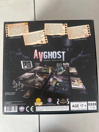 Avghost Juego de Mesa Paranormal Investigation