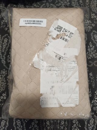 Funda sofá acolchada reversible beige