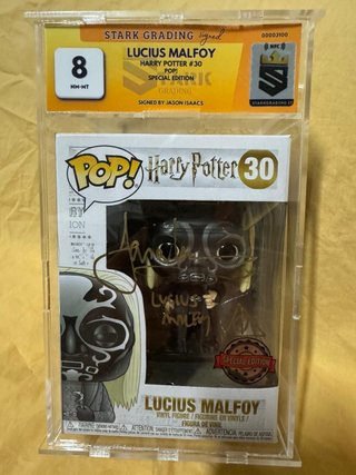 Funko pop Harry Potter Lucius Malfoy Autografato