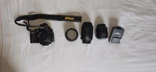 Pack Nikon D5100 + 2 Objetivos (18-55 y 55-200mm)