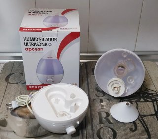 Humidificador Ultrasónico Aposan Morado/Blanco