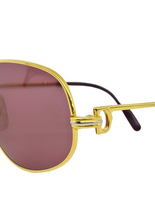 Cartier Vintage Romance Louis Gold Occhiali Sole