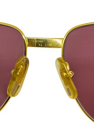 Cartier Vintage Romance Louis Gold Occhiali Sole