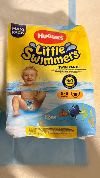 Pañales Huggies Little Swimmers Talla 5-6
