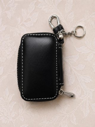 Portachiavi Opel similpelle con zip
