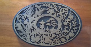 Cuadro Decorativo Japonés Madera