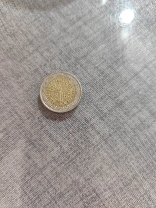 Moneda 2 Euros Francia 2000