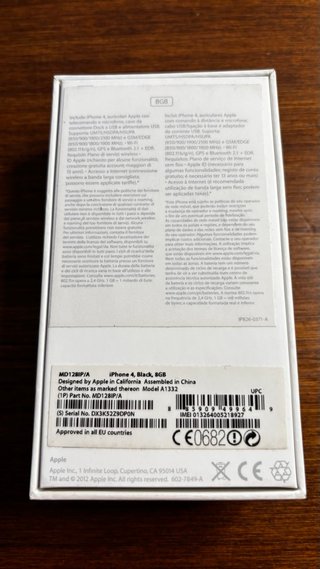 iPhone 4 Nero 8GB con scatola originale