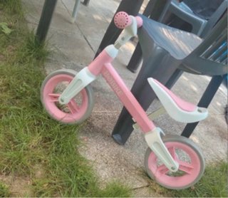 Bicicleta sin pedales rosa niña 2 años
