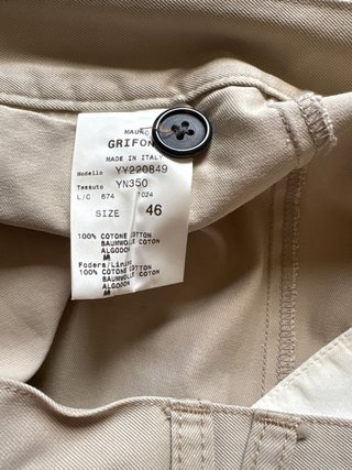 Pantaloni Grifoni donna beige