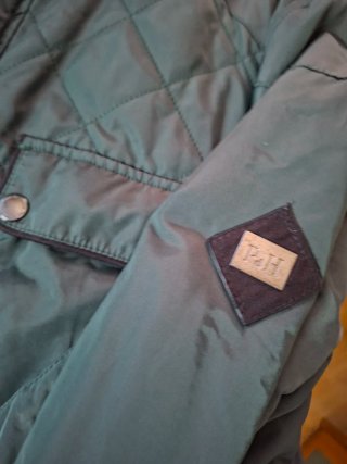 Chaqueta acolchada verde
