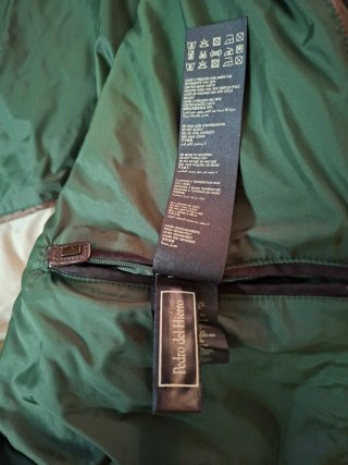Chaqueta acolchada verde