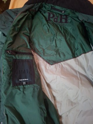 Chaqueta acolchada verde