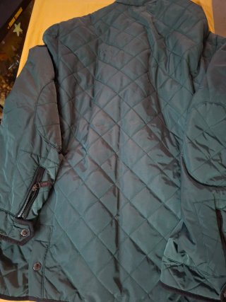 Chaqueta acolchada verde