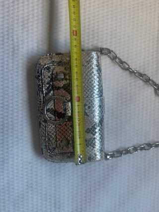 Bolso Zadig & Voltaire plateado serpiente