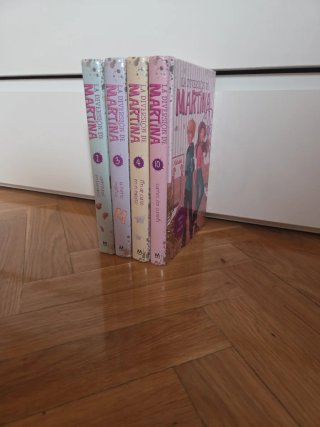 Libros 2,3,4 y 10 de La diversión de Martina