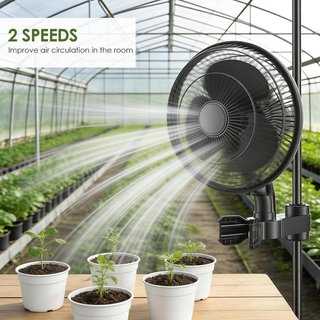 Ventilatore Grow Clip 25W 22cm 2 Velocità
