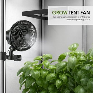 Ventilatore Grow Clip 25W 22cm 2 Velocità