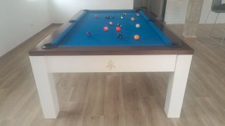 Mesa de billar/comedor convertible