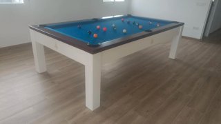 Mesa de billar/comedor convertible