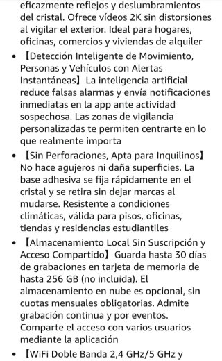 Cámara de seguridad AKINGUAR ventana .