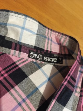 Camisa cuadros manga larga