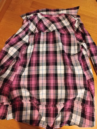 Camisa cuadros manga larga