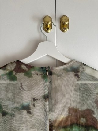 Vestido Zara estampado manga larga