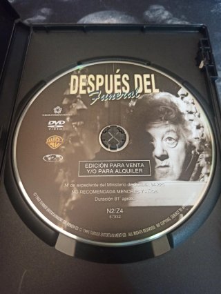 Después del Funeral DVD (Agatha Christie)